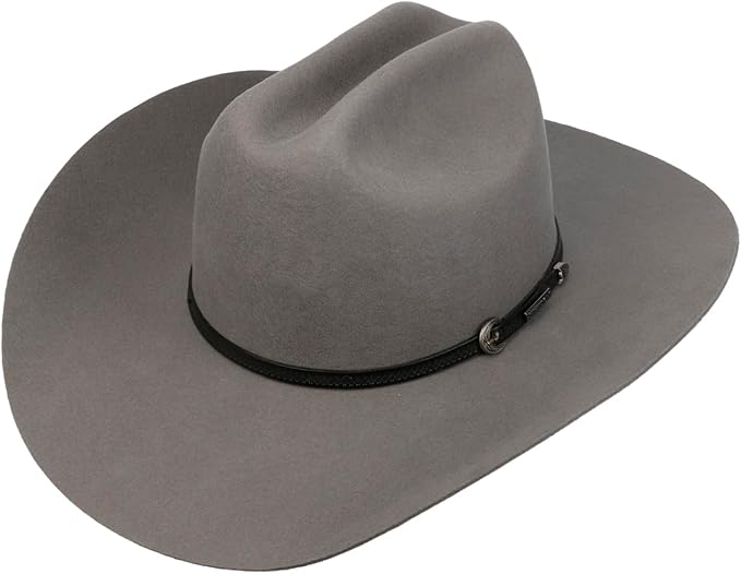 Sombrero Western Laramie Wool Hombre - de Vaquero Lana Rodeo con Banda Piel otoño
