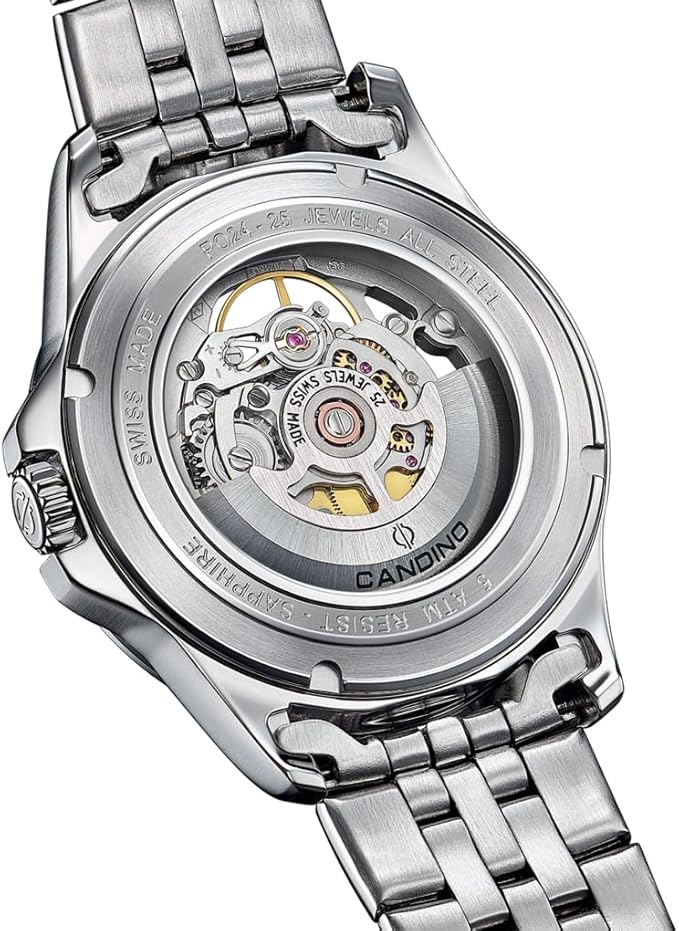 Reloj Automático Hombre de Acero Inoxidable 316l Plateado&nbsp;