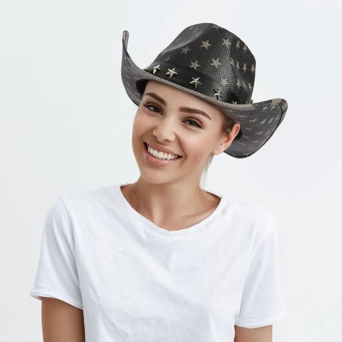 Sombrero de vaquero de la bandera americana