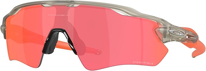 Gafas de sol rectangulares para hombre, tinta gris mate/Prizm