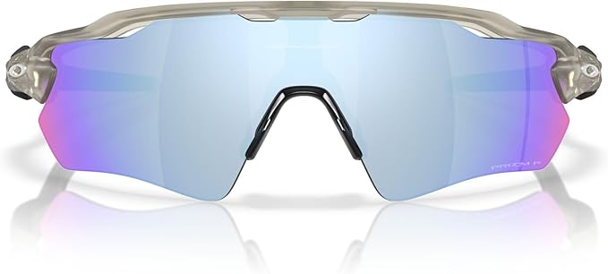 Gafas de sol rectangulares para hombre, tinta gris mate/Prizm