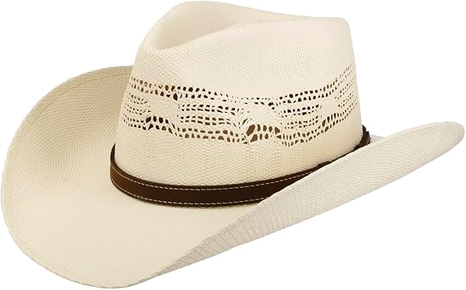 Sombrero de Paja Western Vented Toyo Mujer/Hombre - Sol Verano