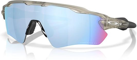 Gafas de sol rectangulares para hombre, tinta gris mate/Prizm