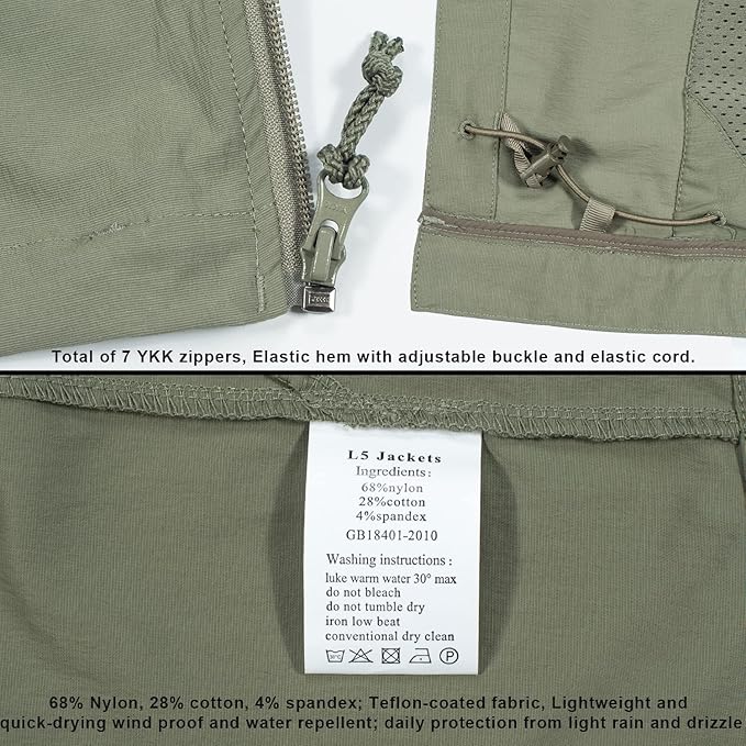 Chaqueta táctica, de tejido softshell, ligeras, de nailon resistente, PCU LVL5