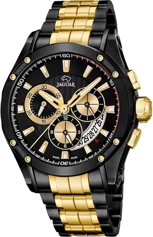 Reloj Hombre Analógico de Acero Inoxidable 316l Negro