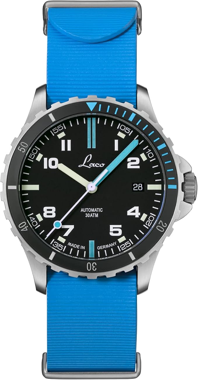 Reloj deportivo automático Escorpión, carcasa de acero inoxidable