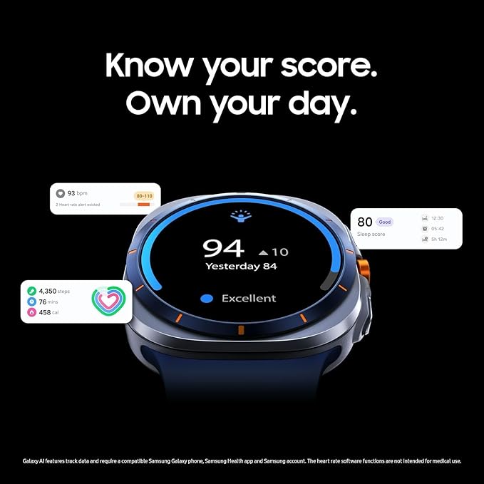 Reloj Ultra (47 mm, LTE, azul titanio) con batería de hasta 100 horas&nbsp;