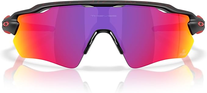 Gafas de sol rectangulares para hombre, tinta gris mate/Prizm