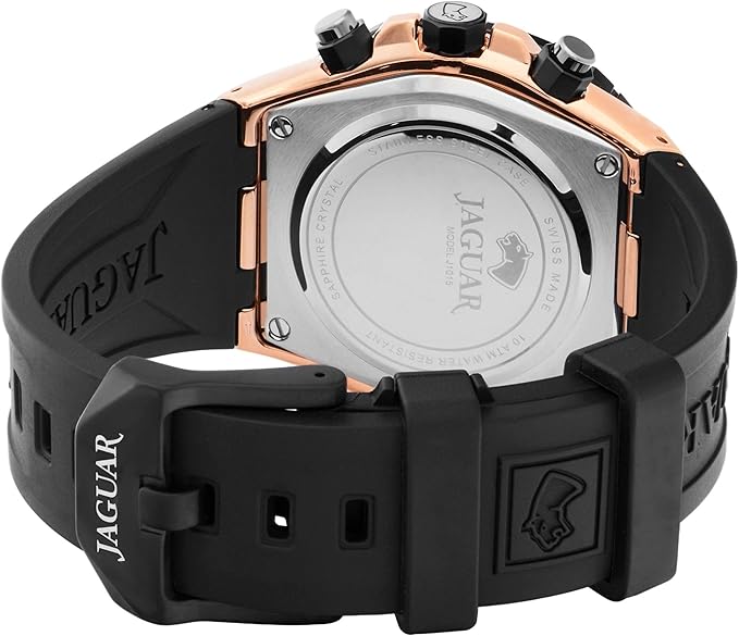 Reloj Hombre Analógico de Caucho Negro&nbsp;