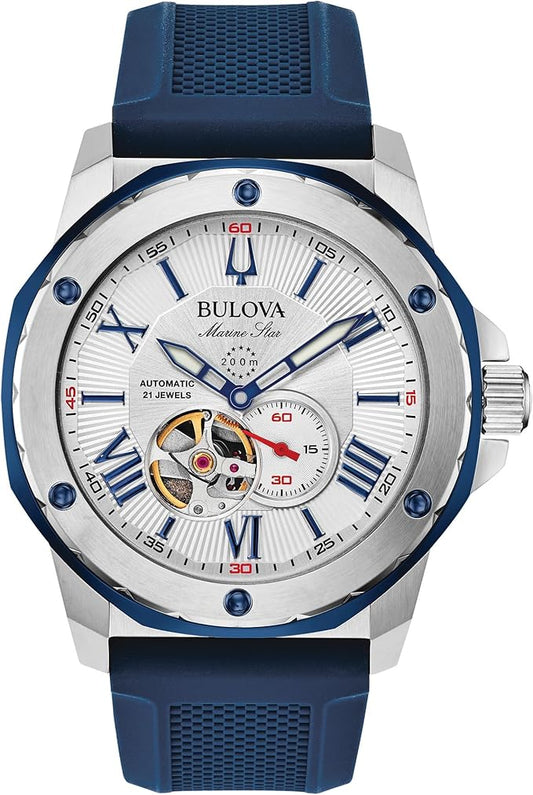 Reloj automático con correa de silicona de 3 manecillas para hombre, luminoso, 200 m