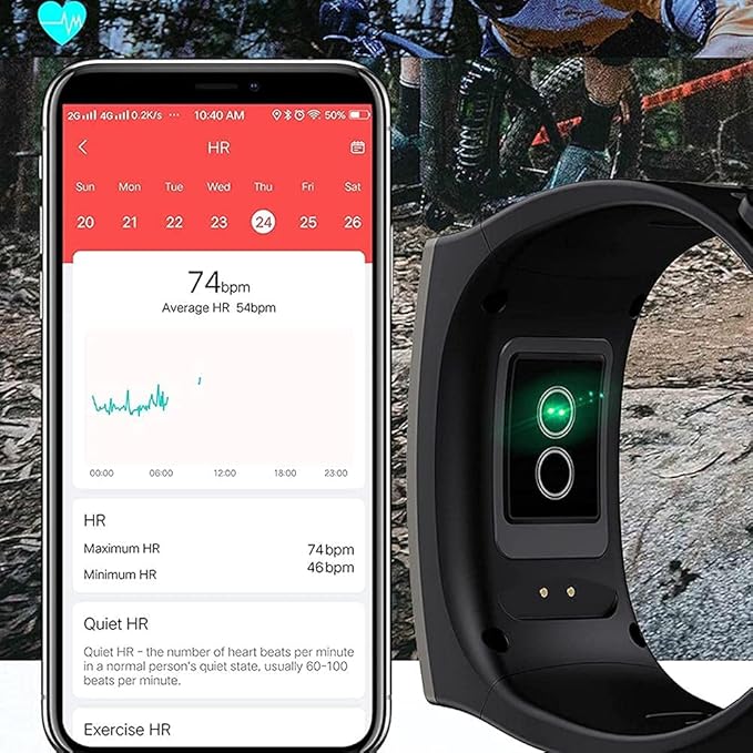 Reloj Inteligente para Hombres 1 91 con Monitor de Ritmo Cardíaco&nbsp;