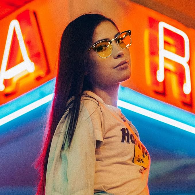 Gafas de Sol Hombre y Mujer Medio Marco Cuadradas Clásicas