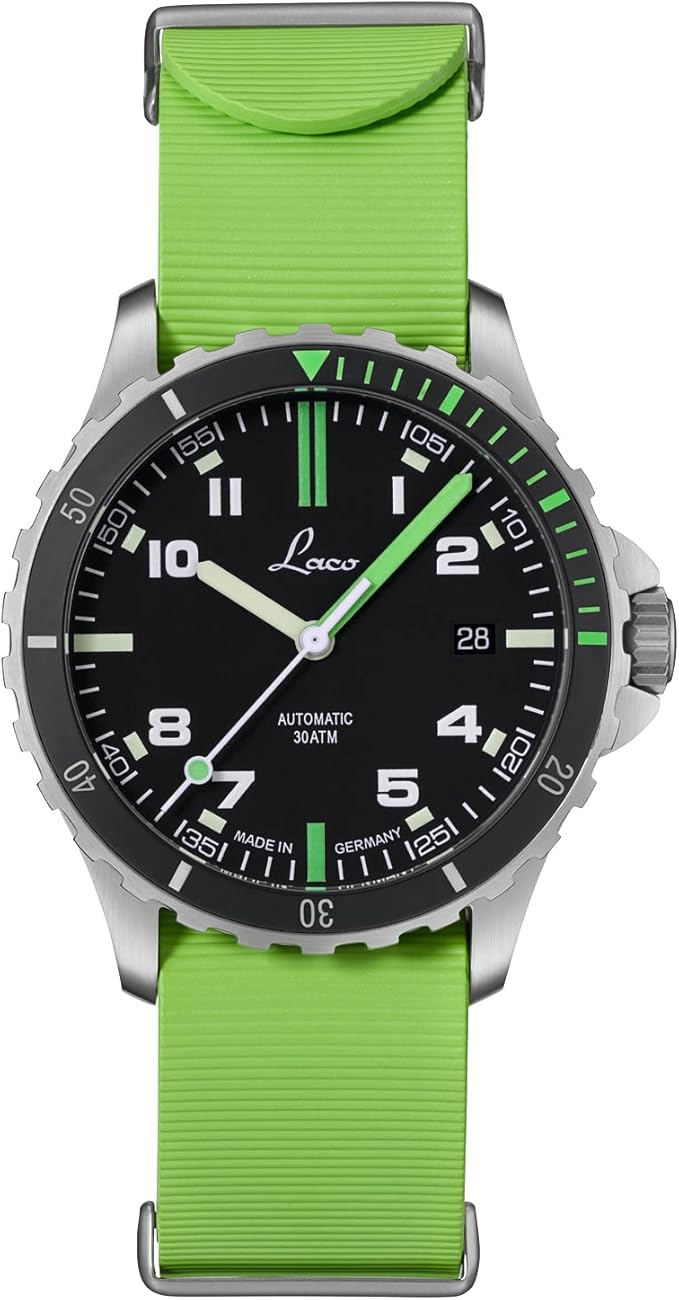 Reloj deportivo automático Escorpión, carcasa de acero inoxidable
