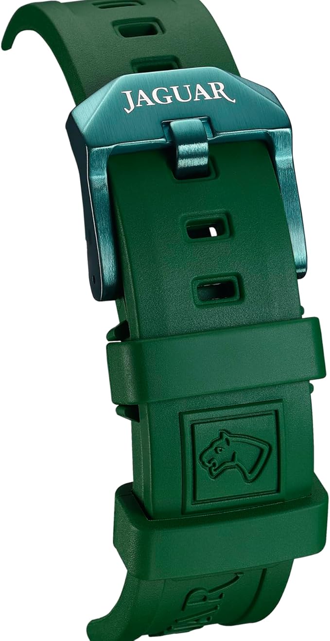 Reloj Automático Hombre de Caucho Verde Reloj Analógico Hombre