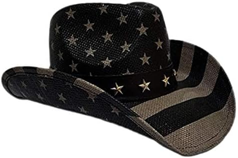 Sombrero de vaquero de la bandera americana