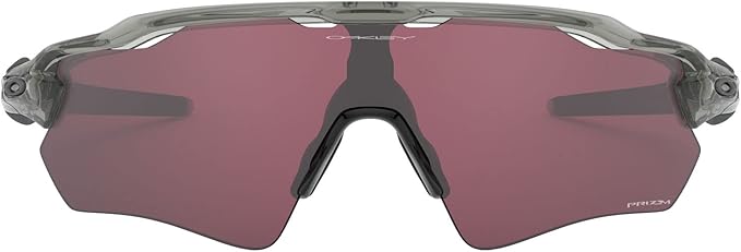 Gafas de sol rectangulares para hombre, tinta gris mate/Prizm