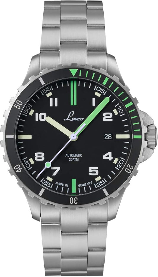 Reloj deportivo automático Escorpión, carcasa de acero inoxidable