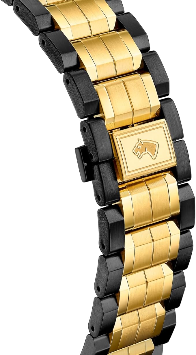 Reloj Hombre Analógico de Acero Inoxidable 316l Negro