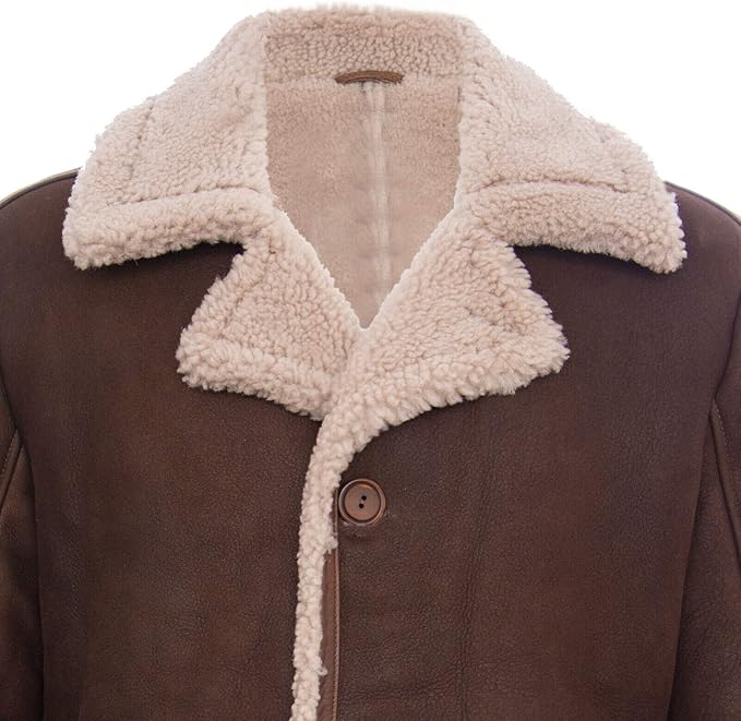 Chaqueta Cromby Autentico Cuero Real Forro Clásica Marrónt