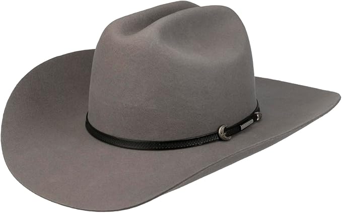Sombrero Western Laramie Wool Hombre - de Vaquero Lana Rodeo con Banda Piel otoño