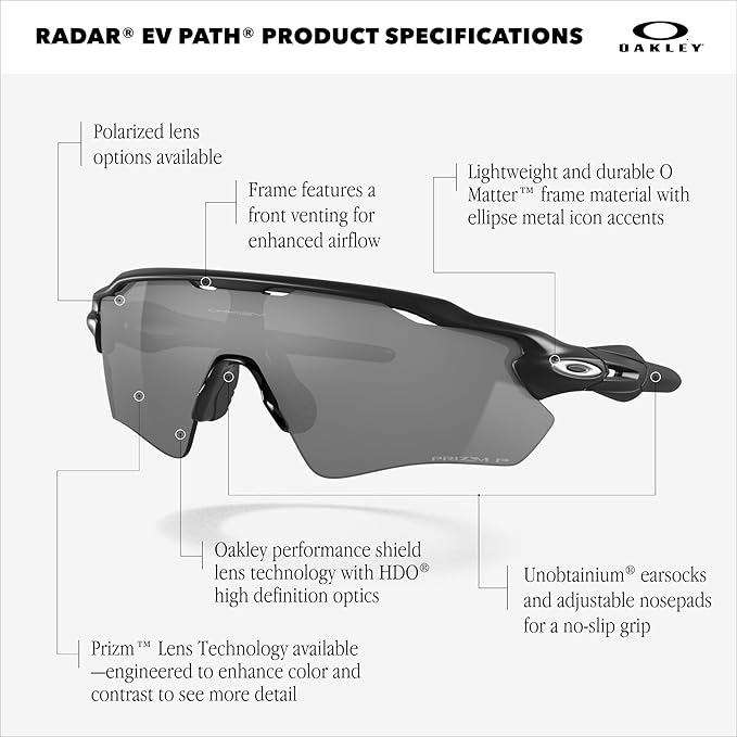 Gafas de sol rectangulares para hombre, tinta gris mate/Prizm