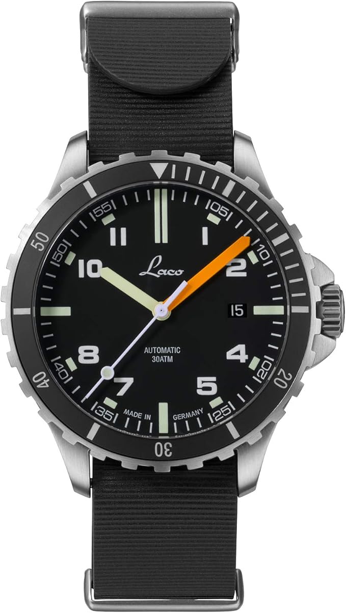 Reloj deportivo automático Escorpión, carcasa de acero inoxidable