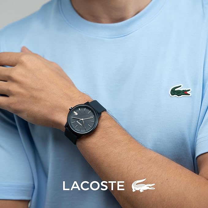 Reloj Analógico de Cuarzo para Hombre con Correas en Silicona